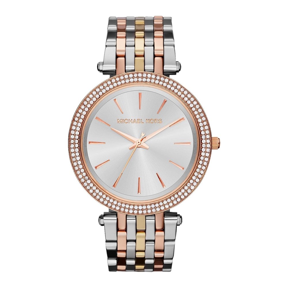 Michael Kors - Femmes - Darci Tri-Tone Bracelet 39 mm - MK3203